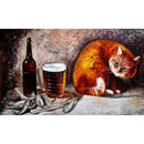 5D DIY Diamond Painting Yummy Food Cat Cross Stitch Embroidery Mosaic Kits