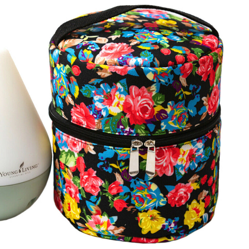 10-bottle Essential Oil Diffuser Carrying Case Tote Aromatherapy Bag Case 3C