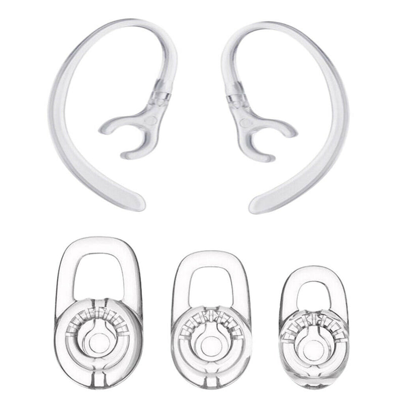 20x Silicone Earbuds Ear Hooks Tips for Plantronics M90 M180 M925 M166 M50