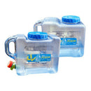 8 Litre Plastic Jerry Can Water Carrier With Screw Top Lid Camping Car