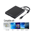 USB Floppy Drive, 3.5 inch USB External Floppy Diskette Drive 1.44 MB FDD P Q3R5