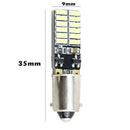 8pcs Canbus Car Bulb Free Error Ba9s T4w H6w Led White 4014 24smd 4.8w Led  F9A8