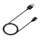 USB Charging Data Sync Cable + Silicone Wrist Band for Garmin Fenix 5 Black