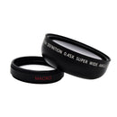 46mm 0.45x Wide Angle Lens with Macro - Black