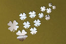 13 Panels Clover Mirror Effect Removable Decals Art Wall Stickers Home Decor