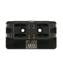 12V/24V 4 Way Blade Fuse Box Holder LED Warning Lights Kit Car Race Rally M X1X5