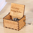 Handmade Wooden Carving Music Box Romantic Theme Birthday Gifts Decoration