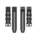Replacement Silicone Strap for Garmin Fenix 6 6 Pro 5 5 Plus 22mm (Black) A