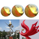 3 Pieces Garden Sphere Stainless Steel Gazing Ball Set, Ranging From 138mm to