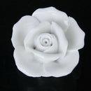 1 x Rose Flower Ceramic Kitchen Furniture Cabinet Cupboard Handle Pull Knob