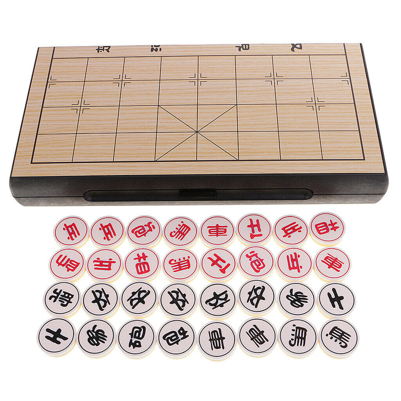 Magnetic Folding Foldable Portable Traditional Chinese Chess Travel Set Family