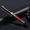 Chinese Classical Roller Ball Pen Elegant Golden Metal Ballpoint Pen for Of E3C5