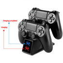 For PS4 Controller Charging Dock Station 5V/1A Dual Charger Stand with Indi Q6B1