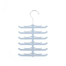 1pc Fishbone Necktie Tie Belt Hanger Rack Shawl Scarf Clip Home Organizer 3C
