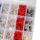 Mini Pliers Electrical Wire Crimping Tools Tubular Terminals Box Kit 1000Pc G4B2