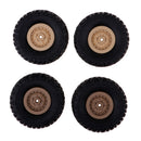 4pcs Rubber Wheel Tires for RC 1/16 Crawler Car WPL B14 B16 B24 C14 C24 B36