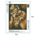 5D DIY Full Drill Diamond Painting Dog Cross Stitch Embroidery Mosaic Kit