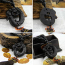 Car Pendant Ebony Wood Hang Decorations Chinese Fengshui Dragon Sculpture Crafts