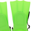 Kids Adults Adjustable Fins Swimming Diving Swimming Fins - Green, S: 25-30