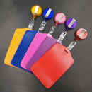 Bank Credit Card Holders PU Card ID  Holders Identity Badge Retractable ReMO