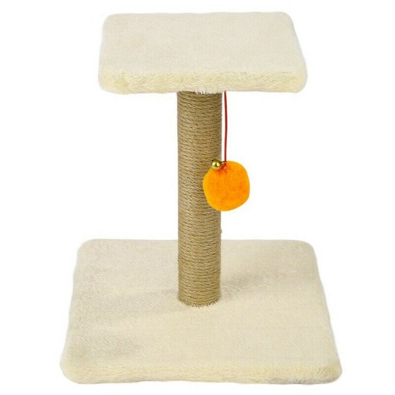 Pet Cat Tree Rope Swing Ball Scratching Post Climbing Frame Diy Assembled I D1I4