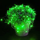 1M 10 LED Copper Wire String Fairy Light Battery Powered Green For Xmas ST325-05