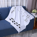Baby Photography Prop Blankets Feet Printed Newborn Photo Backdrop Cloth