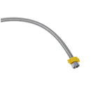0.5M 1/2 NPT Thread Braided Shower Hose Water Heater Connector Pipe Tube