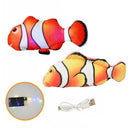 4x Cat Toys Moving Fish Electric Realistic Flopping Wagging Fish Toys