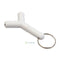 2pcs 3.5mm Stereo Audio Jack Earphone Headphone 2 Way Y Splitter Adapter Keyring