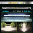 20inch 1200W Led Light Bar Dual Row Spot Flood Combo Work UTE Truck SUV ATV  Ew