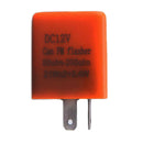 10x2-Pin Motorcycle Speed Adjustable LED Turn Signal Indicator Flasher Relay 12v
