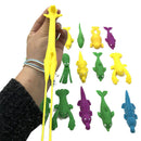 2Pcs TPR Marine Animals Stress Relief Ejection Toys Finger Catapult Party Sup OZ