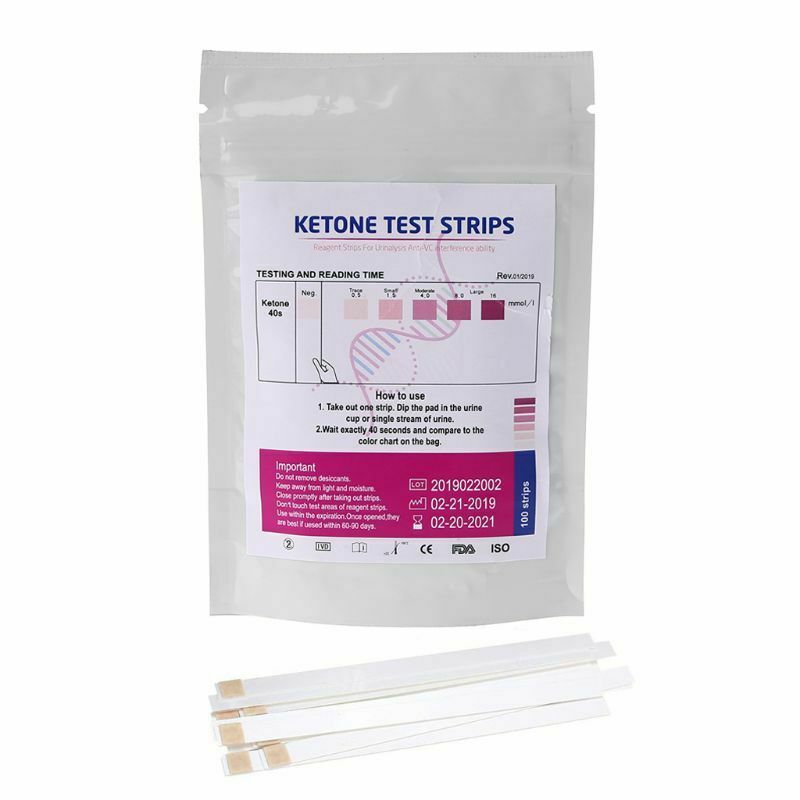1 Set 100pcs URS-1K Test Strips Ketone Test Urine Anti-vc Urinalysis Fast Test