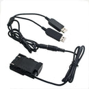 Dual Usb Power Adapter, Dr-E6 Dc Coupler (Fully Decoded) Replacement Lp-E6 BK9B4