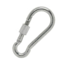 1 X Screw Lock D Shape Carabiner Hook Keyring