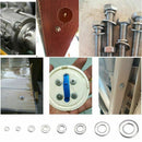 360Pcs Stainless steel Flat Washers Sealing Ring Washers Assortment Set 8 S K9X9