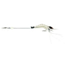 3Pcs Soft Shrimp Lures Glow In Dark Baits Fishing Lures Catch Hooks Sea Bass