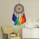 Colorful Feathers Handmade Dreamcatcher Craft Dream Catcher Net Home Decor