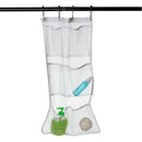 1Pcs White Six Pocket Hanger Shower Organizer Bags Multifunctional Bathroom