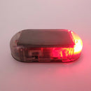 1PC Car Solar Energy Dummy Security Anti-theft Warning Flash Alarm LED Light Red