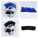 2 x DIY Motorbike Skinhead Wig Punk Helmet Mohawk Wig Costumes Hairpiece
