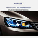 Light Black Car Headlight Tinting Film Taillight Light Wrap 30 x 100cm