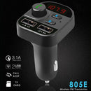 MP3 Player Car Charger Bluetooth 5.0 , Wireless FM Transmitter, Voice Navig