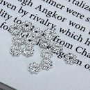 200pcs Loose Spacer Beads Craft 4mm Daisy Snowflake Jewelry Findings Crafts