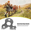 Outdoor Multi Tool Quick Knot Rope Buckle M6 M8 M10 M18 Hex Wrench EDC Gear A