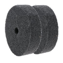 2 Pieces 75mm/3'' Diameter Grit Nylon Fiber Polishing Buffing Wheel For Various