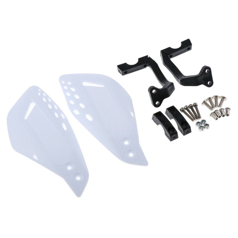 Motorcycle Handguards 22mm Handlebar Protector Motorbike Accessories White