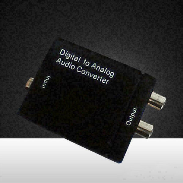 Digital Toslink Coaxial Optical to Analog Audio Converter Adapter H2S0 L/R A1R5