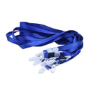 10Pcs PU Leather Pocket ID Card Pass Badge Holders Case With Neck Strap Lan